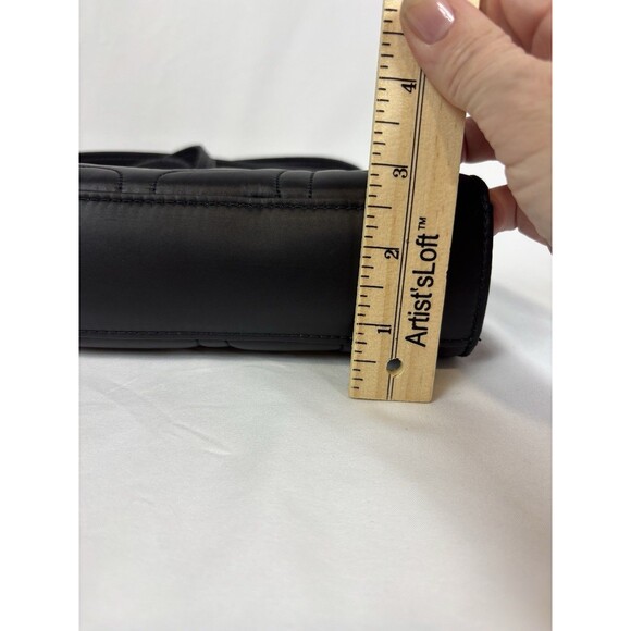 Moose Knuckles x Telfar Shopping Tote Black Nylon Small Crossbody Quilted Logo - Picture 9 of 11